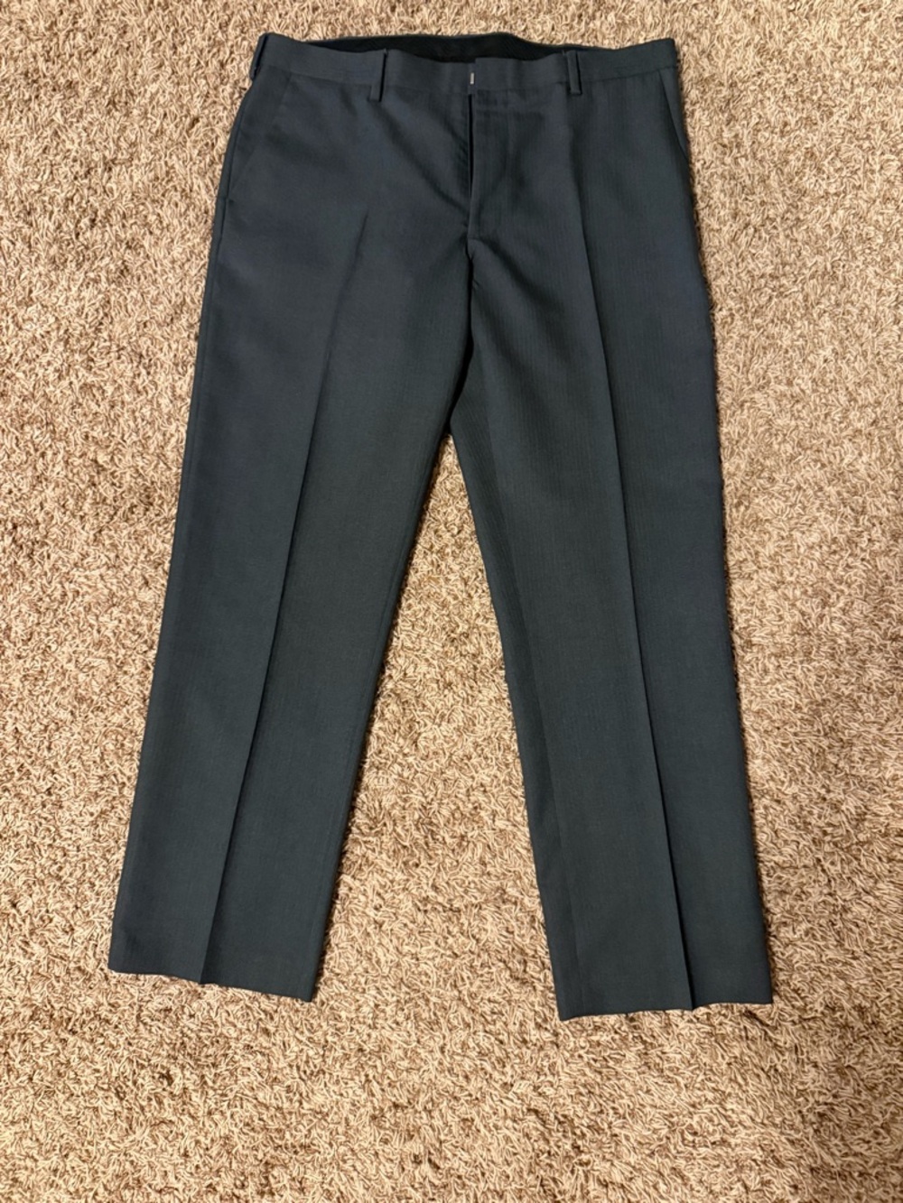 Van Heusen Black Men's Dress Pants - 36x30